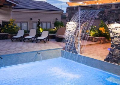 Pool-features-water-flutes-fire-pit-rain-curtain-decorative-wall-vegas