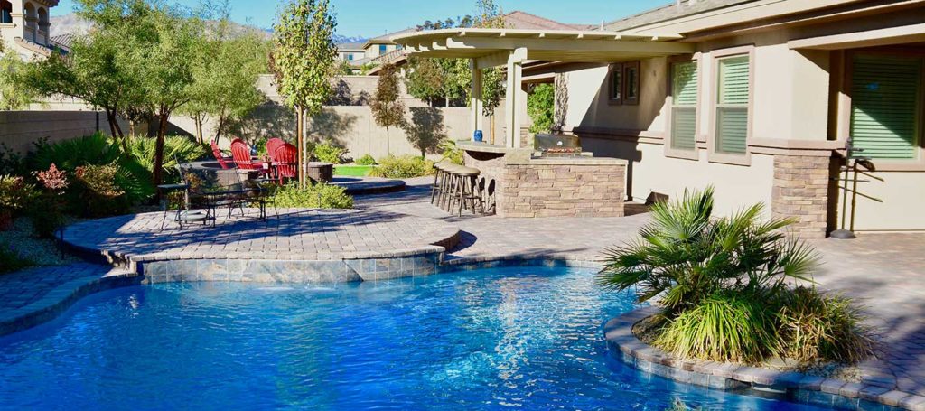 las vegas pool builder landscape design gallery | Green O' Aces Pools ...